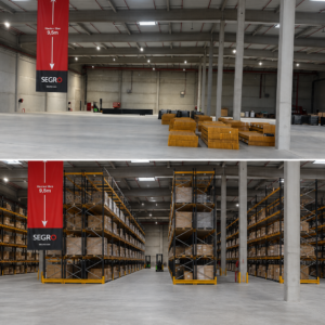 Avant / Après : une transformation complète grâce à nos racks à palettes lourds d&rsquo;occasion