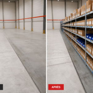 Avant / Après : une solution de rayonnage tubulaire pour exploiter pleinement l&rsquo;espace de stockage