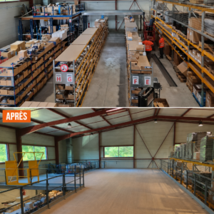 Avant / Après : Installation d&rsquo;une plateforme industrielle sur mesure
